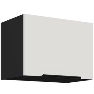 Kuchyňská skříňka Aria WH/BL Anti Fingerprint 50gu-36 1f obraz