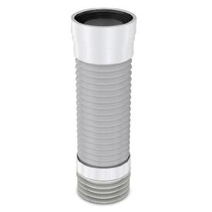 Univerzální spojka WC L-410 mm s lístkovým těsněním, lepená obraz