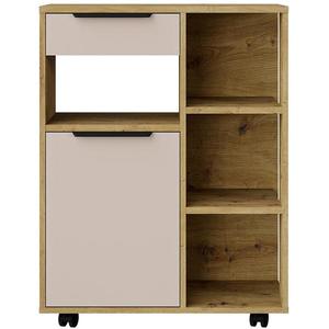 Vitrína Linda cashmere 80 (SOLEA) 92, 6x70, 2x40 cm obraz