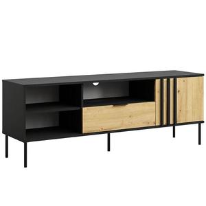 Tv stolek 1D1SZ Rimini 08 černá/artisan obraz