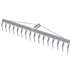 SYSTÉM CLICK - HRÁBĚ OCELOVÉ 16 ZUBŮ 42CM obraz