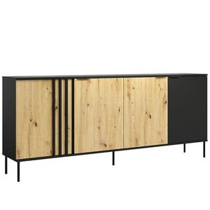 Komoda 4D RiminI 04 černá/artisan obraz