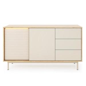 Komoda 2D3S TI3 Tila cashmere/dub obraz