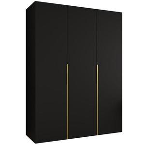 Skříň Alicante I 150 černá/zlatá obraz