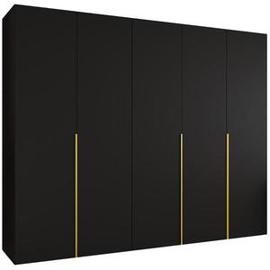Skříň Alicante I 250 černá/zlatá obraz