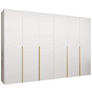 Skříň Alicante I 300 bílá/zlatá obraz