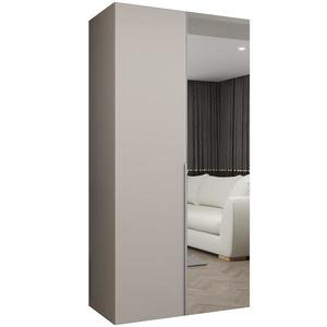 Skříň Alicante II 100 kašmír/stříbrná obraz