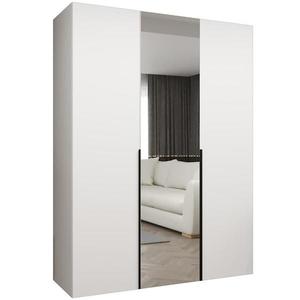 Skříň Alicante II 150 bílá/černá obraz