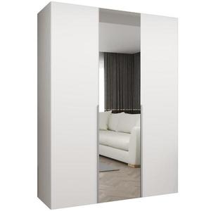 Skříň Alicante II 150 bílá/stříbrná obraz