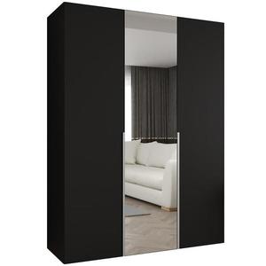 Skříň Alicante II 150 černá/stříbrná obraz