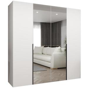 Skříň Alicante II 200 bílá/černá obraz