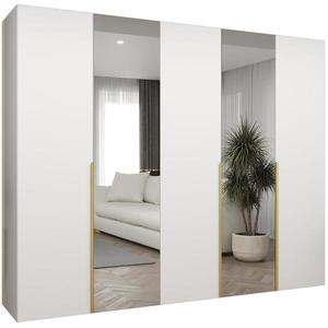 Skříň Alicante II 250 bílá/zlatá obraz