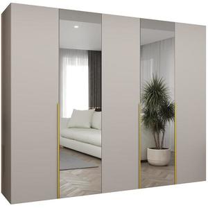 Skříň Alicante II 250 kašmír/zlatá obraz