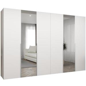 Skříň Alicante II 300 bílá/stříbrná obraz