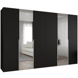 Skříň Alicante II 300 černá/stříbrná obraz