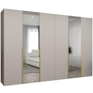 Skříň Alicante II 300 kašmír/zlatá obraz