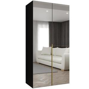 Skříň Alicante III 100 černá/zlatá obraz