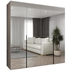 Skříň Alicante III 200 kašmír/černá obraz