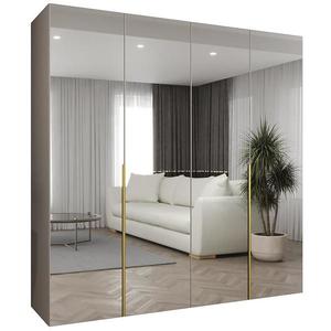 Skříň Alicante III 200 kašmír/zlatá obraz