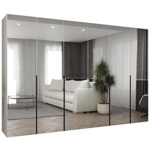 Skříň Alicante III 300 bílá/černá obraz