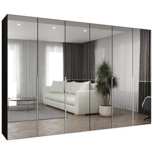 Skříň Alicante III 300 černá/stříbrná obraz