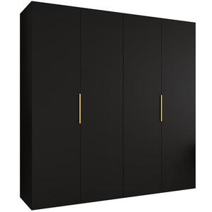 Skříň Marbella I 200 černá/zlatá obraz