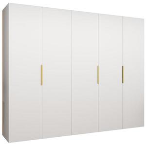 Skříň Marbella I 250 bílá/zlatá obraz