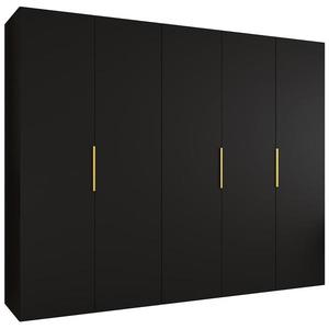 Skříň Marbella I 250 černá/zlatá obraz