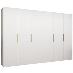 Skříň Marbella I 300 bílá/zlatá obraz