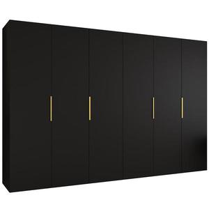 Skříň Marbella I 300 černá/zlatá obraz