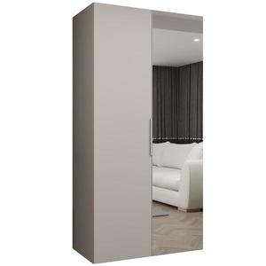 Skříň Marbella II 100 kašmír/stříbrná obraz