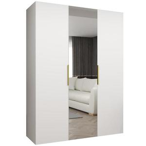 Skříň Marbella II 150 bílá/zlatá obraz