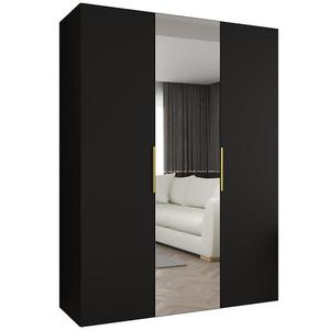 Skříň Marbella II 150 černá/zlatá obraz