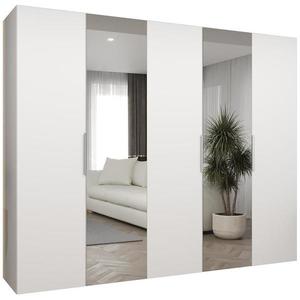 Skříň Marbella II 250 bílá/stříbrná obraz