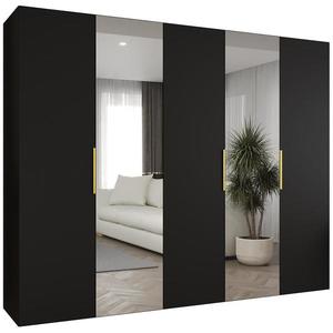 Skříň Marbella II 250 černá/zlatá obraz