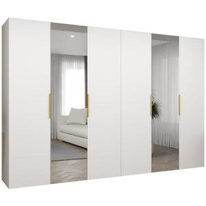 Skříň Marbella II 300 bílá/zlatá obraz