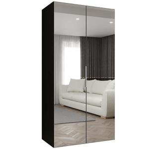 Skříň Marbella III 100 černá/stříbrná obraz