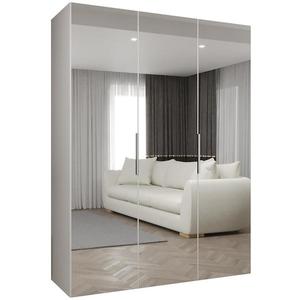 Skříň Marbella III 150 bílá/stříbrná obraz