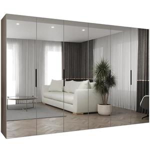 Skříň Marbella III 300 kašmír/černá obraz