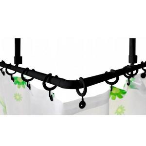 Závěsová tyč univerzální systém černá obraz