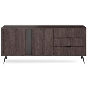 Komoda Veris D 195 2D3S dub dunin/černá obraz