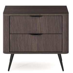 Noční stolek Veris G dub dunin/černá obraz