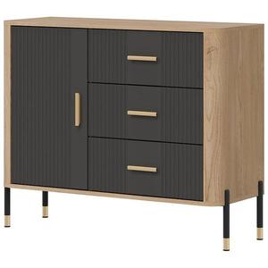 Komoda Dante DT03 dub cremona/antracit obraz