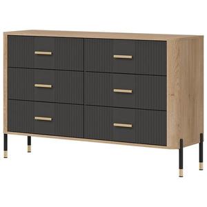 Komoda Dante DT04 dub cremona/antracit obraz