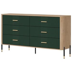 Komoda Dante DT05 dub cremona/zelená obraz