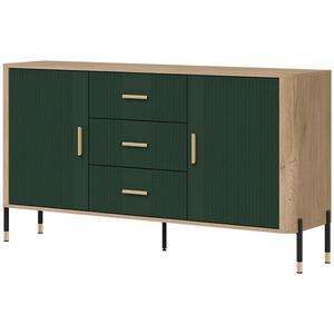Komoda Dante DT06 dub cremona/zelená obraz