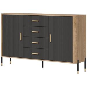 Komoda Dante DT09 dub cremona/antracit obraz