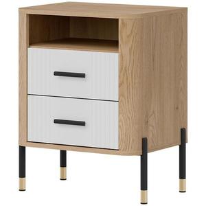 Noční stolek Dante Dt22 dub cremona/bílá obraz