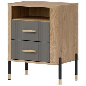 Noční stolek Dante Dt22 dub cremona/šedá obraz