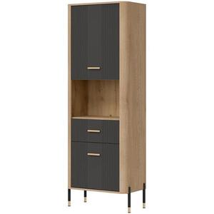 Skříňka Dante L/P DT15 dub cremona/antracit obraz